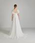 Preview: (Umstands-)Brautkleid in A-Linie aus Chiffon und Vintage Spitze  Gr.34-60